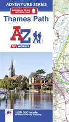 Geographers' A-Z Map Company - Wanderatlas Thames Path