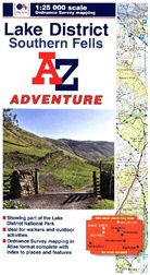 Geographers'' A-Z Map Company, Geographers' A-Z Map Company - Lake District (Southern Fells) Adventure Atlas