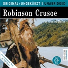Daniel Defoe, Dick Hill - Robinson Crusoe, englische Version, 1 MP3-CD (Audiolibro)
