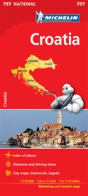 Michelin - Croatia - Michelin National Map 757