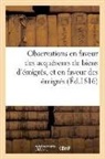 Sans Auteur, Baroud, Sans Auteur, XXX - Observations en faveur des
