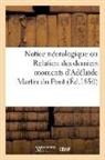 Sans Auteur, Sans Auteur, XXX - Notice necrologique ou relation