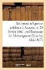 Sans Auteur, Sans Auteur, XXX - Solennite religieuse celebree a