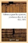 Sans Auteur, Sans Auteur, XXX - Tolerance pour les opinions,