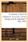 Sans Auteur, Sans Auteur, XXX - Comment, d apres la religion et