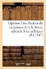 Sans Auteur, Sans Auteur, XXX - Opinion d un electeur du