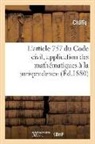 Chafiq, Châfîq - L article 757 du code civil,