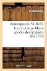 Michel Rolle, ROLLE MICHEL, Rolle-M - Remarques de m. rolle, de l