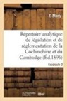 F. Marty, Marty-f - Repertoire analytique de