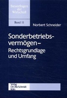 Norbert Schneider - Sonderbetriebsvermögen - Rechtsgrundlage und Umfang