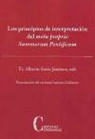 Los Principios de interpretación del motu proprio Summorum Pontificum