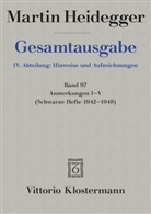 Martin Heidegger, Pete Trawny, Peter Trawny - Gesamtausgabe - 97: Anmerkungen I-V