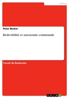 Peter Becker - Redevabilité et autonomie communale