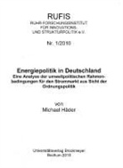 Michael Häder - Energiepolitik in Deutschland