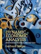 Gerhard Sorger, Gerhard (Queen Mary and Westfield College Sorger, Sorger Gerhard - Dynamic Economic Analysis