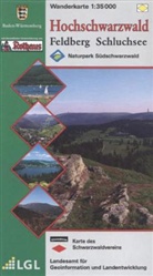 Lg - Topographische Wanderkarten Baden-Württemberg: Topographische Wanderkarte Baden-Württemberg Hochschwarzwald