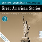 Stephe Crane, Stephen Crane, Henry, O. Henry, Sarah Orne Jewett, Edgar  Allan Poe... - Great American Stories, 1 MP3-CD (Audiolibro)