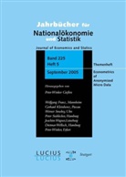 W. Pohlmeier, Winfried Pohlmeier, Gerd Ronning, J. Wagner, Joachim Wagner - Jahrbücher für Nationalökonomie und Statistik - 5/2005: Econometrics of Anonymized Micro Data