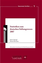 Thomas Ebermann, Rainer Sprengel - Statistiken zum deutschen Stiftungswesen 2007