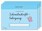 Myrtel and Bo: Klasse 1, Schreibschriftlehrgang Vereinfachte Ausgangsschrift, 3 Hefte. H.2-4