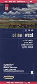 Peter Rump Verlag, Reise Know-How Verlag Reise Know-How Verlag Peter Rump, Peter Rump Verlag - Reise Know-How Landkarte China, West. Western China. Chine, ouest. China occidental