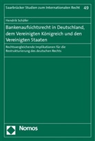 Hendrik Schaefer, Hendrik Schäfer - Bankenaufsichtsrecht in Deutschland, dem Vereinigten Königreich und den Vereinigten Staaten