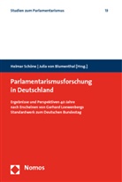 Julia von Blumenthal, Helmar Schöne - Parlamentarismusforschung in Deutschland
