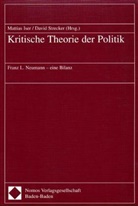 Mattias Iser, David Strecker - Kritische Theorie der Politik