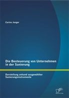 Carina Junger - Die Besteuerung von Unternehmen in der Sanierung: Darstellung anhand ausgewählter Sanierungsinstrumente