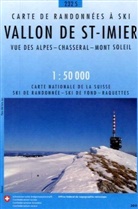 Landeskarte der Schweiz: Landeskarte der Schweiz Vallon de St-Imier, Skitourenkarte