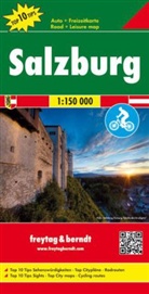 Freytag-Berndt und Artaria KG, Freytag-Bernd und Artaria KG, Freytag-Berndt und Artaria KG - Freytag & Berndt Auto + Freizeitkarte Salzburg, Top 10 Tips 1:150.000