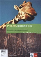 Manfre Bergau, Manfred Bergau, Dietma Kalusche, Dietmar Kalusche, Sabine u Nelke - Prisma Biologie, Ausgabe Niedersachsen - Differenzierende Ausgabe: PRISMA Biologie 9/10. Differenzierende Ausgabe Niedersachsen, m. 1 CD-ROM
