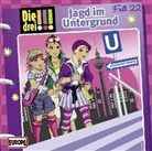 Mira Sol - Die drei !!! - Jagd im Untergrund, Audio-CD (Hörbuch)