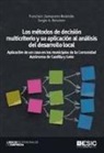 METODOS DE DECISION MULTICRITERIO Y SU APLICACIÓN AL ANÁLISIS DEL DESARROLLO LOCAL