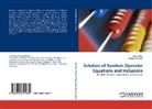 Mujahid Abbas, Isma Beg, Ismat Beg - Solution of Random Operator Equations and Inclusions