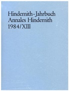 Frankfurt/Main Hindemith-Institut - Hindemith-Jahrbuch. Bd.13/1084