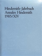 Frankfurt/Main Hindemith-Institut - Hindemith-Jahrbuch. Bd.14/1985