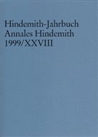 Frankfurt/Main Hindemith-Institut - Hindemith-Jahrbuch. Bd.28/1999