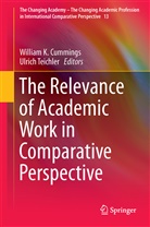 William K. Cummings, Willia K Cummings, William K Cummings, Teichler, Teichler, Ulrich Teichler - The Relevance of Academic Work in Comparative Perspective