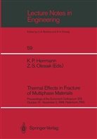 Klaus P. Herrmann, Zbigniew S. Olesiak, Klau P Herrmann, Klaus P Herrmann, S Olesiak, S Olesiak - Thermal Effects in Fracture of Multiphase Materials
