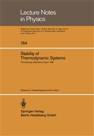 Casas-Vazques, J Casas-Vazques, J. Casas-Vazques, Lebon, Lebon, G. Lebon - Stability of Thermodynamic Systems