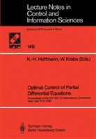Karl-Hein Hoffmann, Karl-Heinz Hoffmann, Krabs, Krabs, Werner Krabs - Optimal Control of Partial Differential Equations