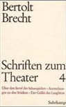 Bertolt Brecht - Schriften zum Theater, 7 Bde., Ln - Bd.4: Erste Gesamtausgabe in 40 Bänden von 1953 ff