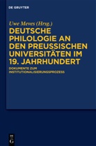 Uw Meves, Uwe Meves - Deutsche Philologie an den preußischen Universitäten im 19. Jahrhundert, 2 Bde.