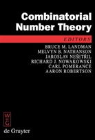Melvy B Nathanson, Melvyn B Nathanson, Bruce Landman, Melvyn B. Nathanson, Jaroslav Ne¿etril, Jaroslav Nesetril... - Combinatorial Number Theory