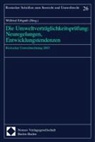 Wilfried Erbguth - Die Umweltverträglichkeitsprüfung: Neuregelungen, Entwicklungstendenzen