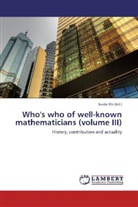 Kaid Shi, Kaida Shi - Who's who of well-known mathematicians (volume III)