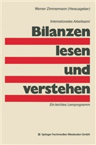 Werner Zimmermann - Bilanzen lesen und verstehen