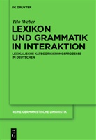 Tilo Weber - Lexikon und Grammatik in Interaktion