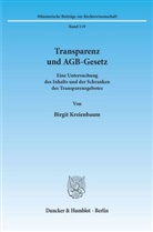 Birgit Kreienbaum - Transparenz und AGB-Gesetz.